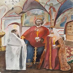 «Венчание Александра Невского»