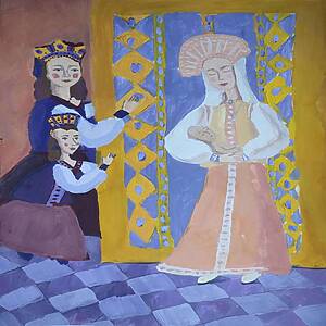 Иллюстрация к сказке А.С. Пушкина «Сказка о царе Салтане»